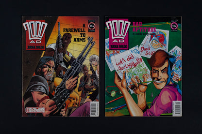 2000 AD #700 704 705 707 708 [1990] Vintage UK Comic Job Lot