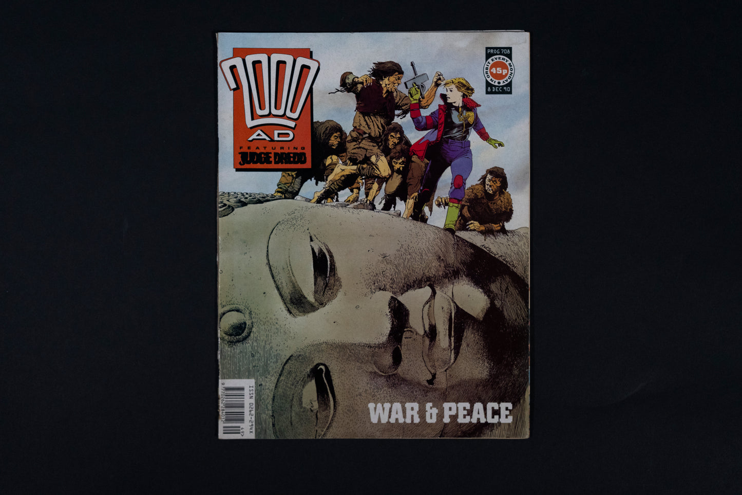 2000 AD #700 704 705 707 708 [1990] Vintage UK Comic Job Lot