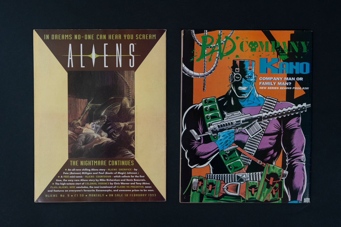 2000 AD #823 826 835 837 843 844 859 & 861 [1993] Vintage UK Comic Job Lot