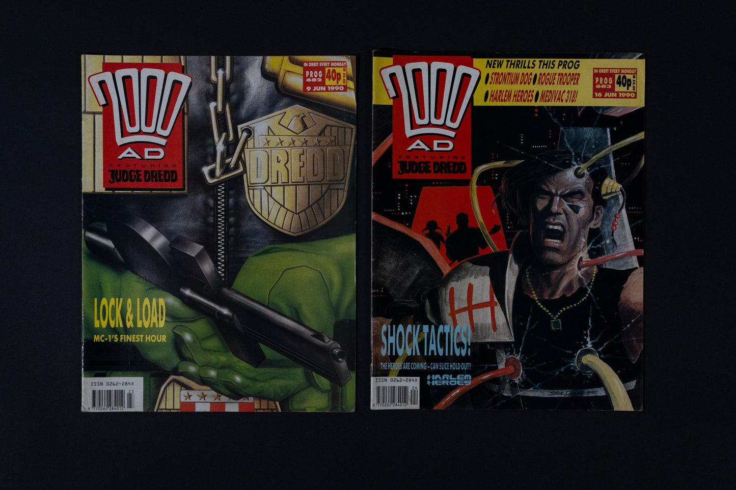 2000 AD #682-698 [1990] Vintage UK Comic Job Lot