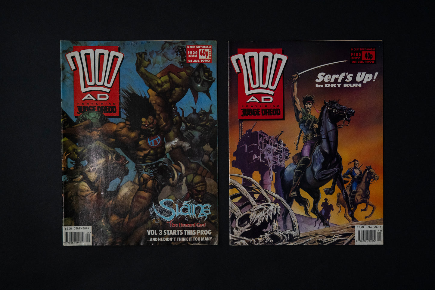 2000 AD #682-698 [1990] Vintage UK Comic Job Lot