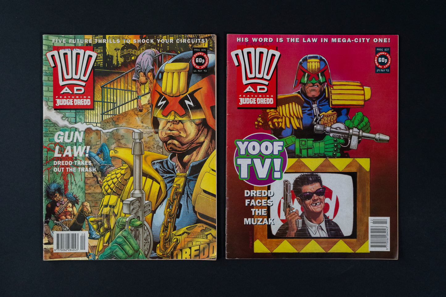 2000 AD #823 826 835 837 843 844 859 & 861 [1993] Vintage UK Comic Job Lot
