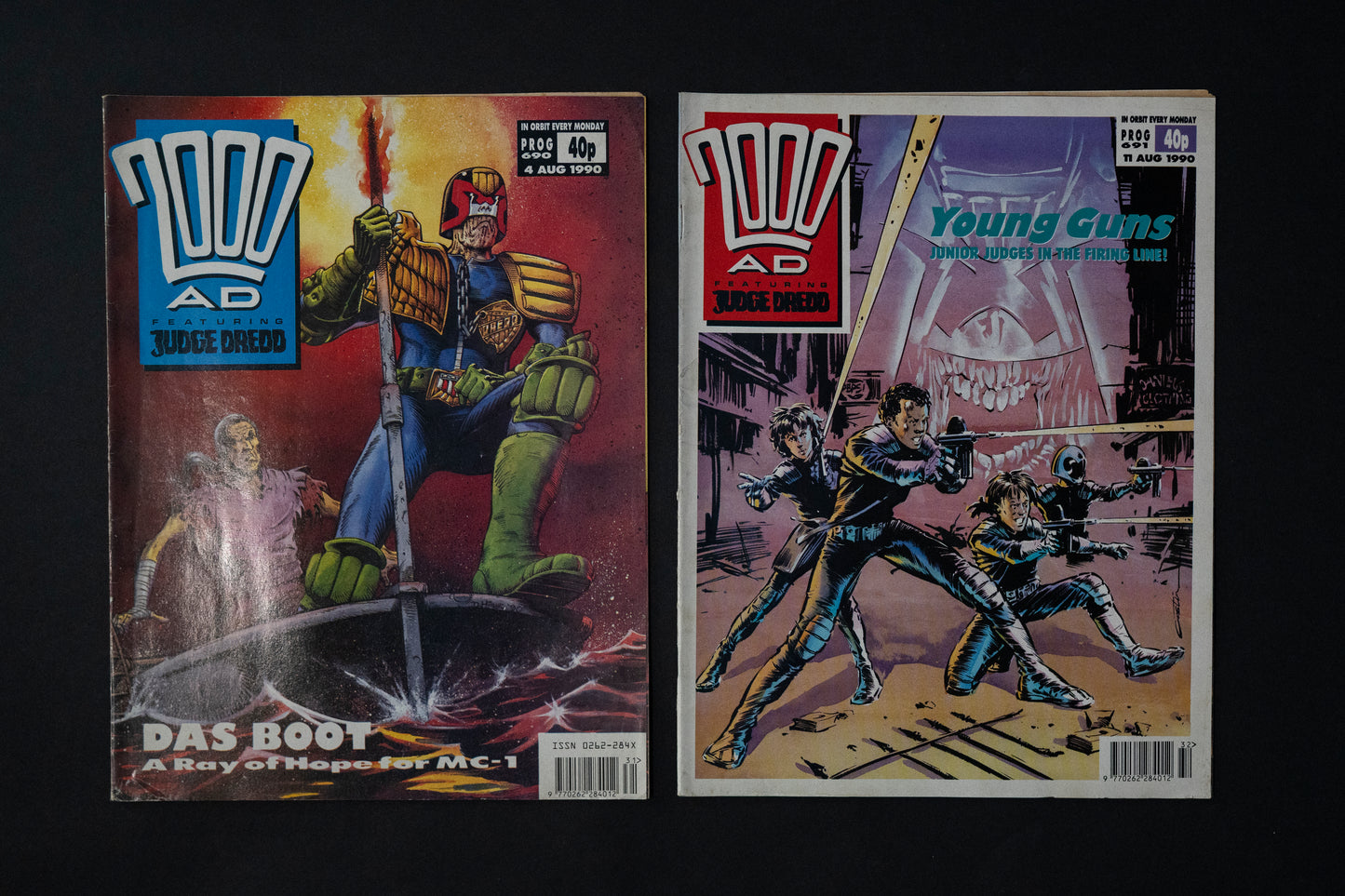 2000 AD #682-698 [1990] Vintage UK Comic Job Lot