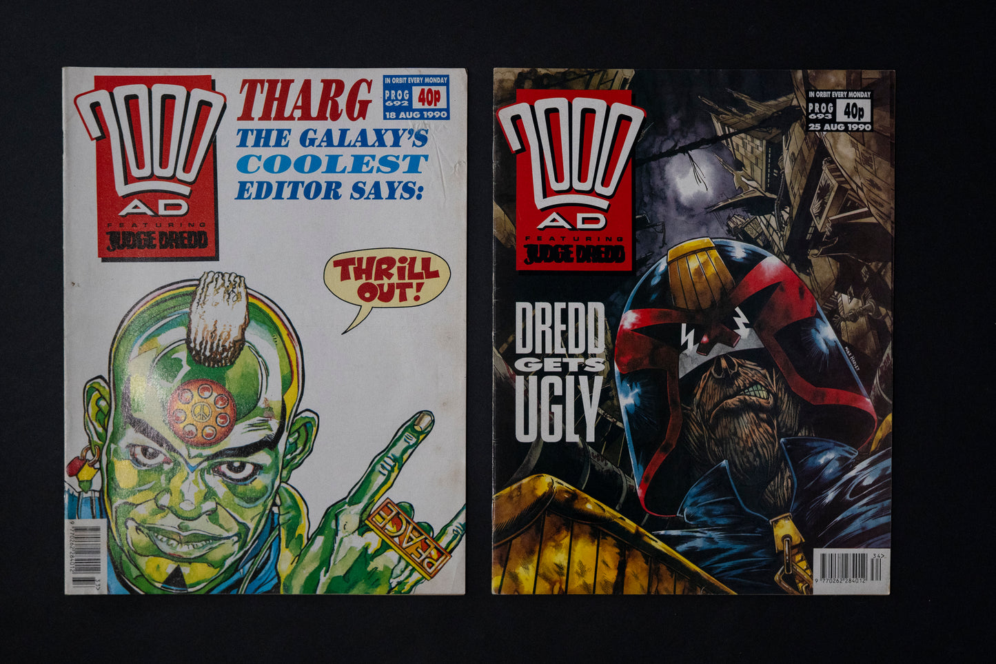 2000 AD #682-698 [1990] Vintage UK Comic Job Lot