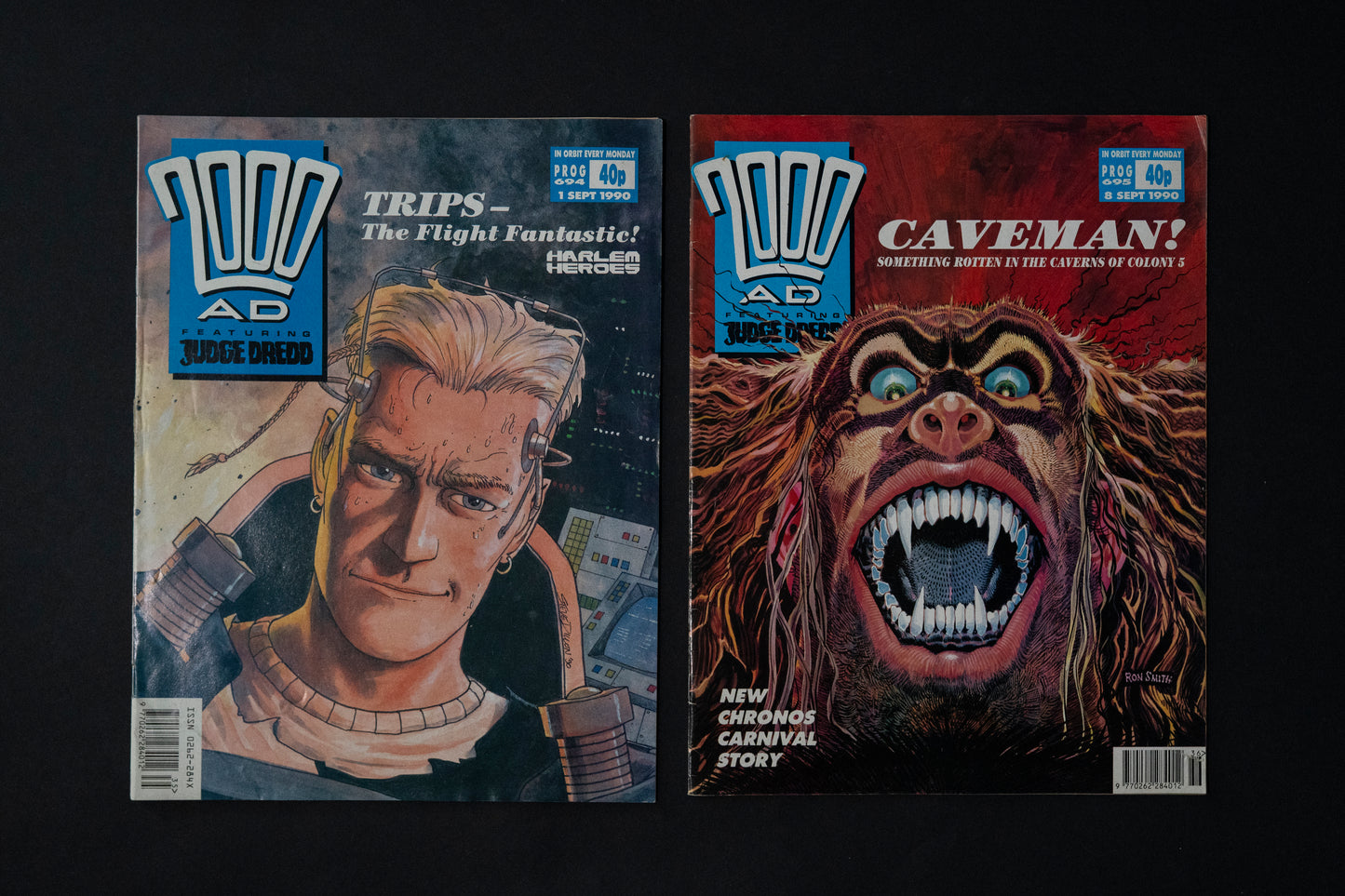 2000 AD #682-698 [1990] Vintage UK Comic Job Lot