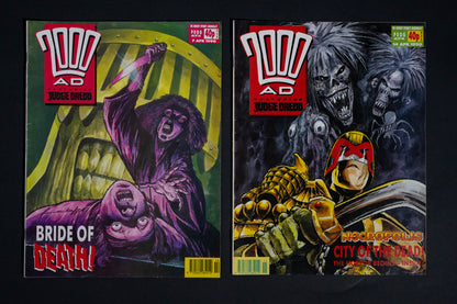 2000 AD #667-680 [1990] Vintage UK Comic Job Lot
