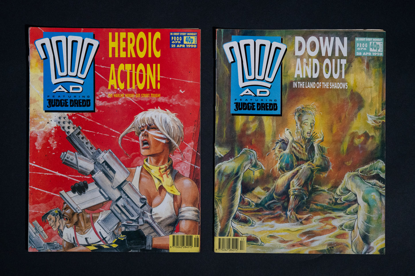 2000 AD #667-680 [1990] Vintage UK Comic Job Lot