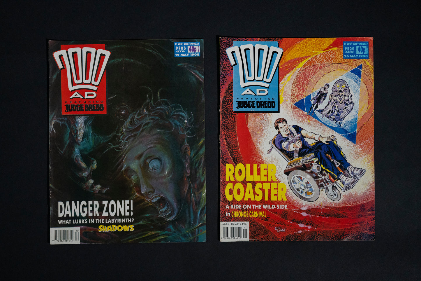 2000 AD #667-680 [1990] Vintage UK Comic Job Lot