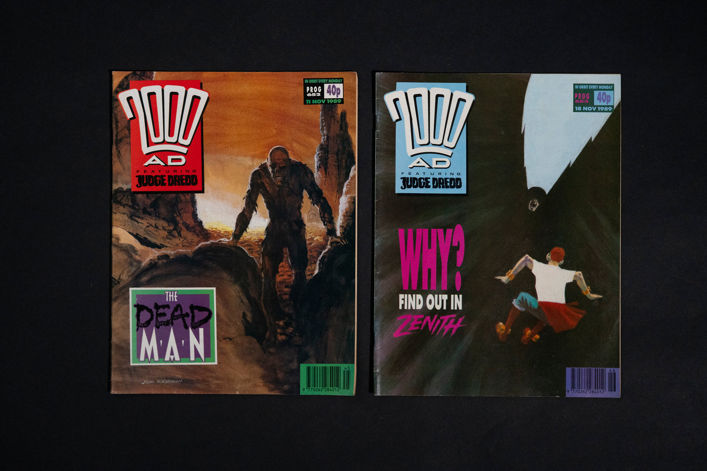 2000 AD #652-665 [1990] Vintage UK Comic Job Lot