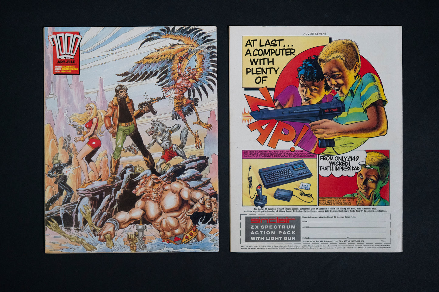 2000 AD #652-665 [1990] Vintage UK Comic Job Lot