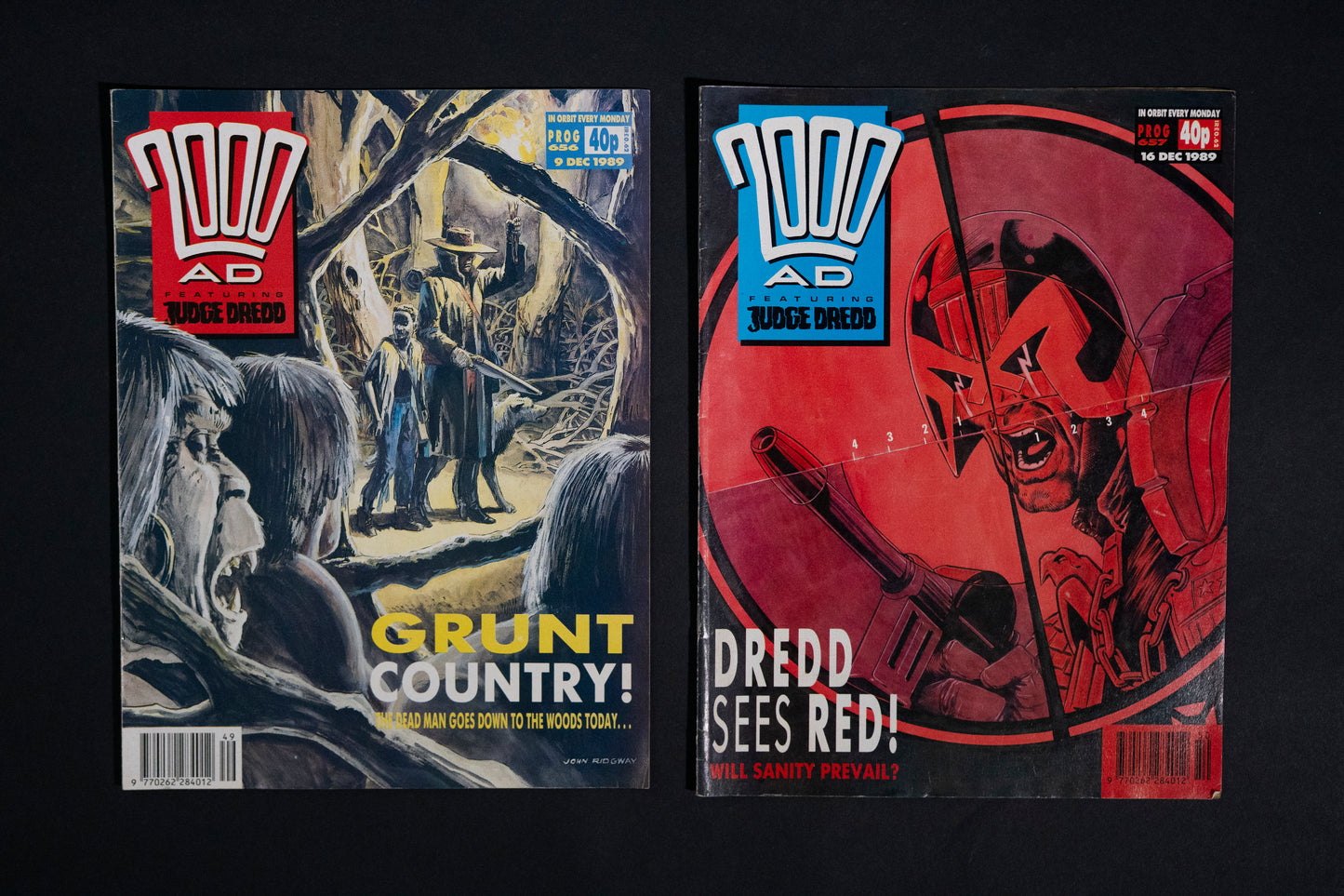 2000 AD #652-665 [1990] Vintage UK Comic Job Lot