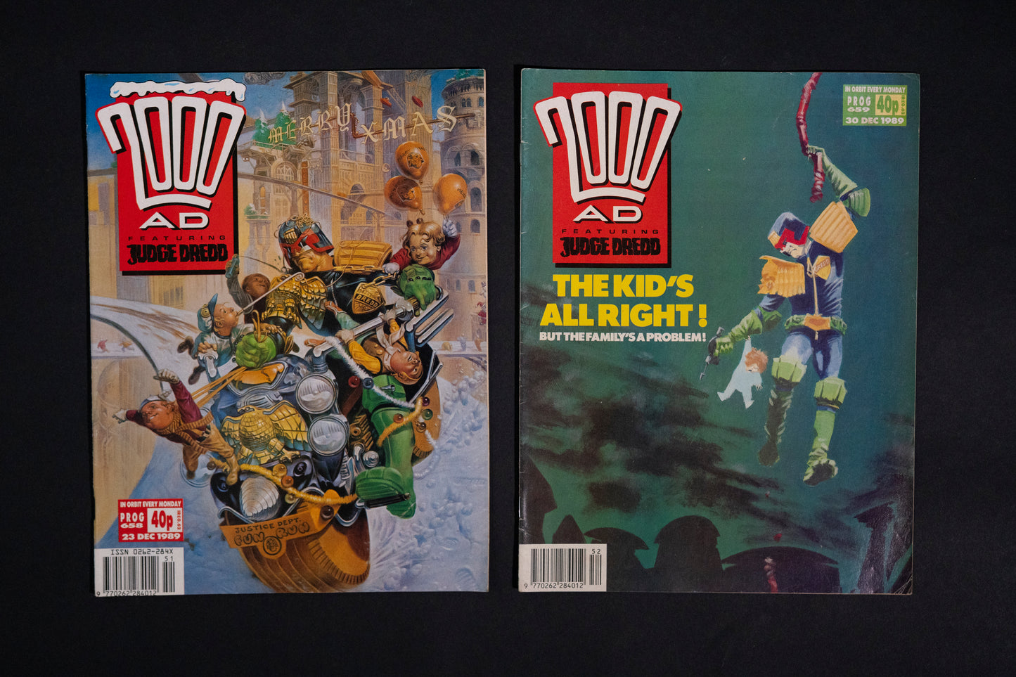 2000 AD #652-665 [1990] Vintage UK Comic Job Lot
