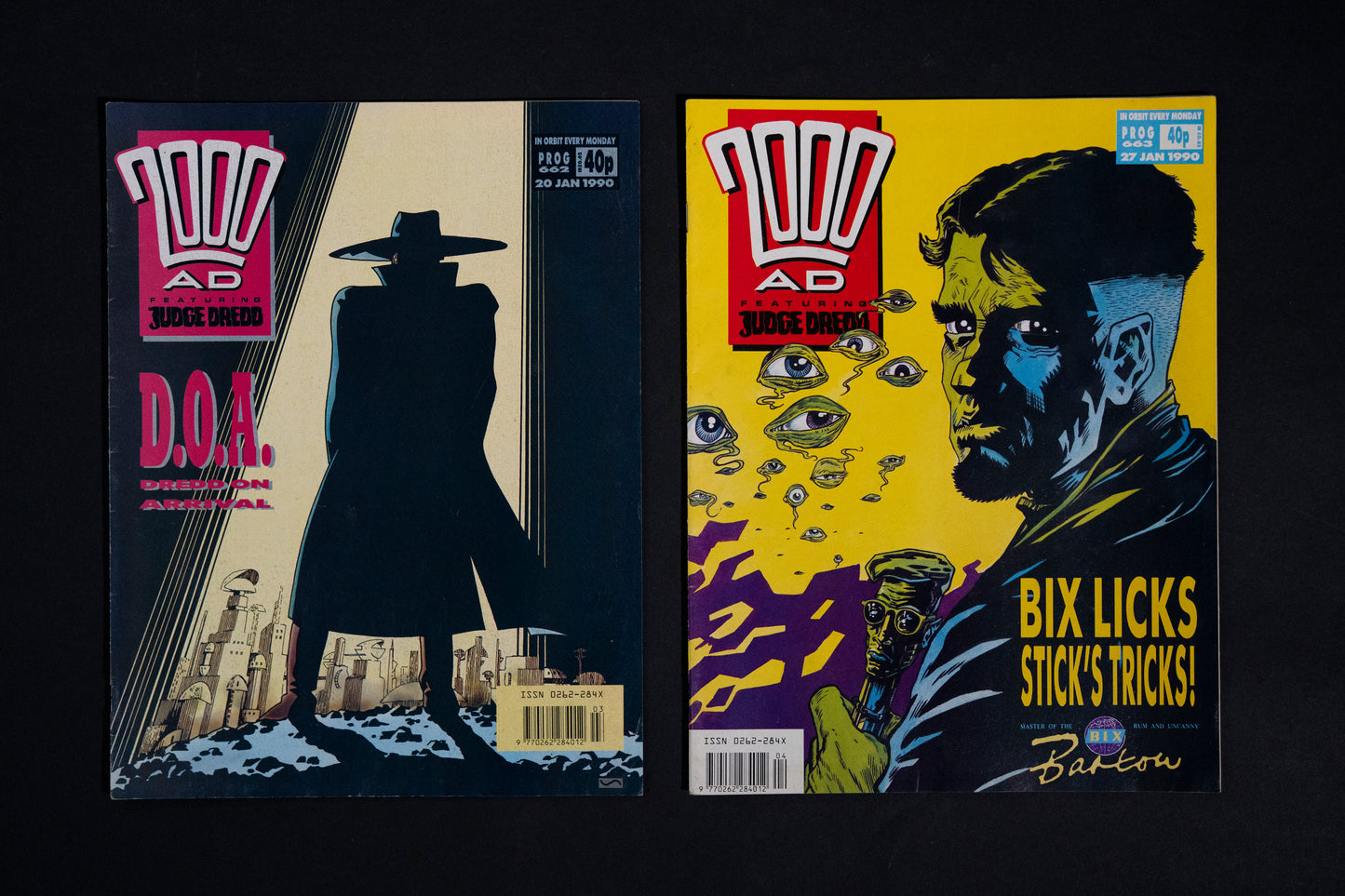 2000 AD #652-665 [1990] Vintage UK Comic Job Lot