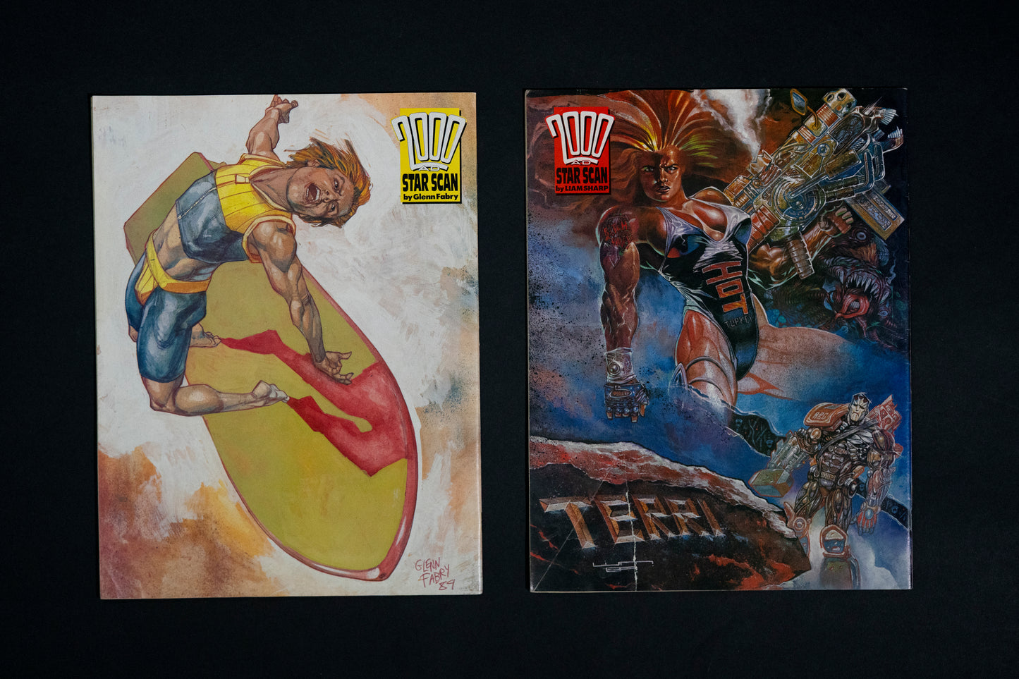 2000 AD #652-665 [1990] Vintage UK Comic Job Lot
