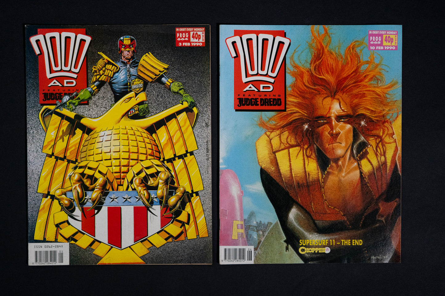 2000 AD #652-665 [1990] Vintage UK Comic Job Lot