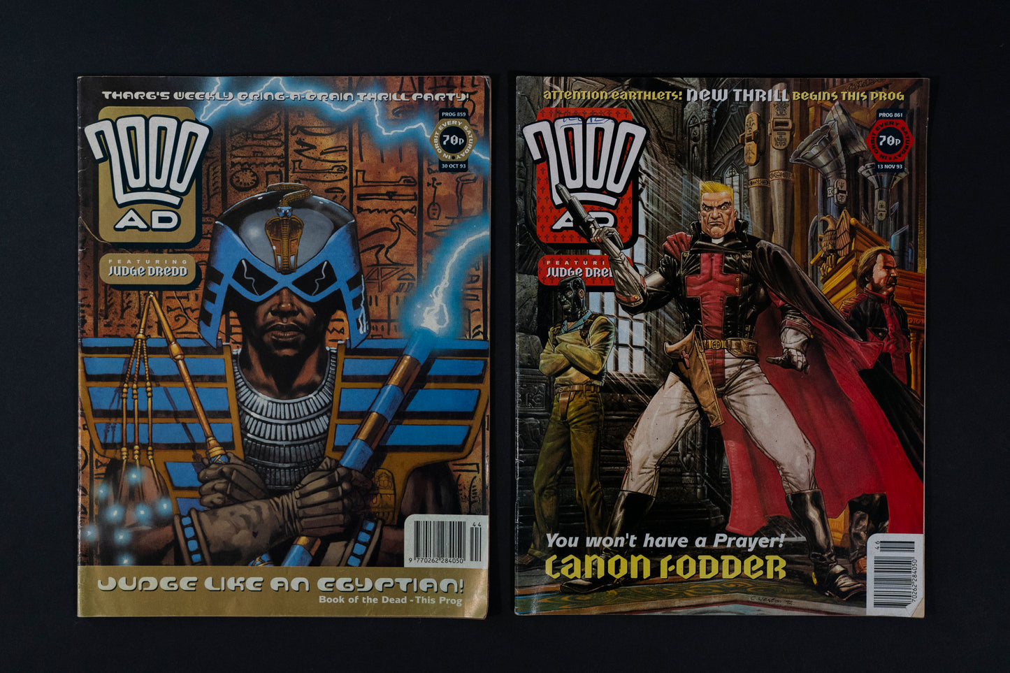 2000 AD #823 826 835 837 843 844 859 & 861 [1993] Vintage UK Comic Job Lot