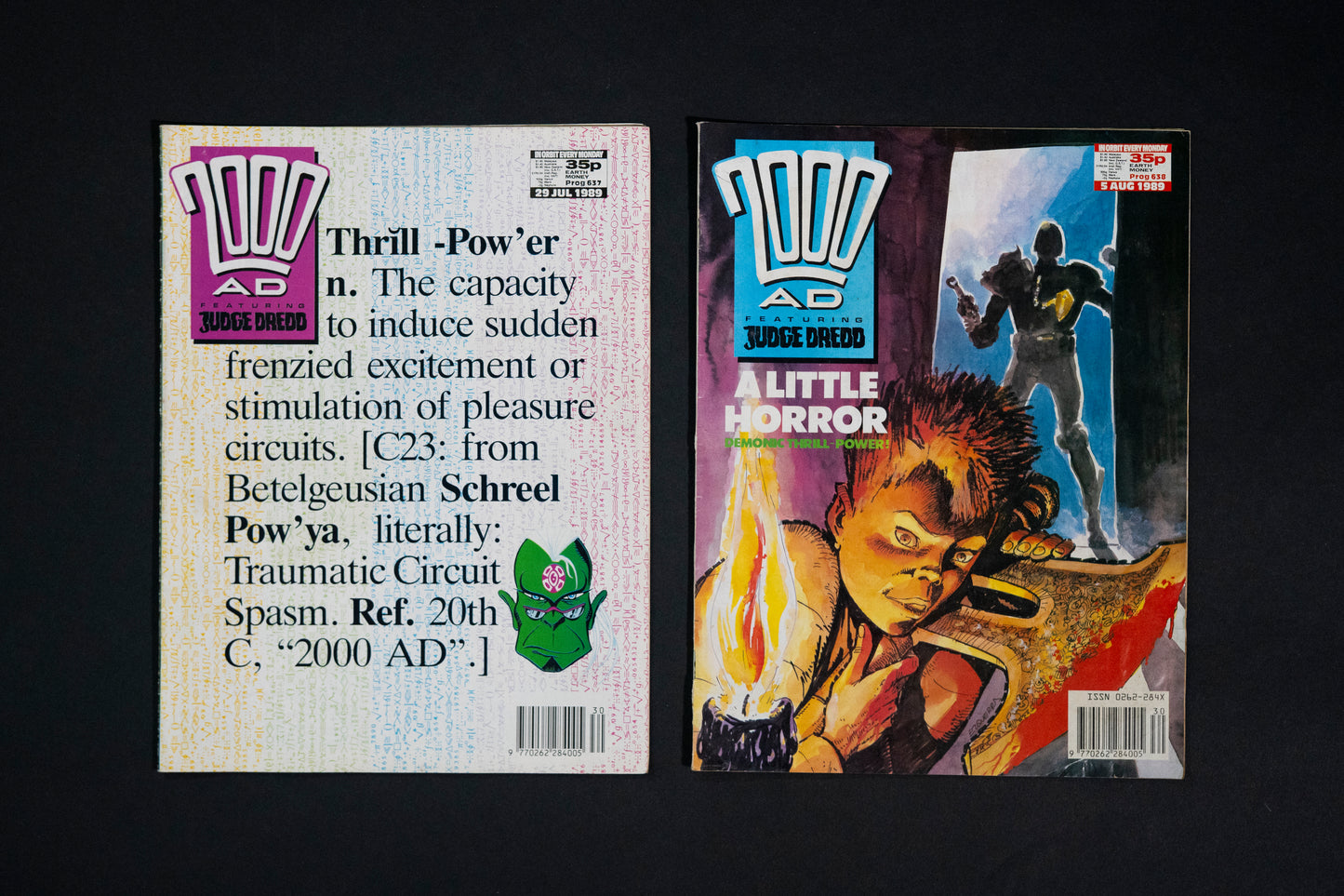 2000 AD #637-651 [1989] Vintage UK Comic Job Lot