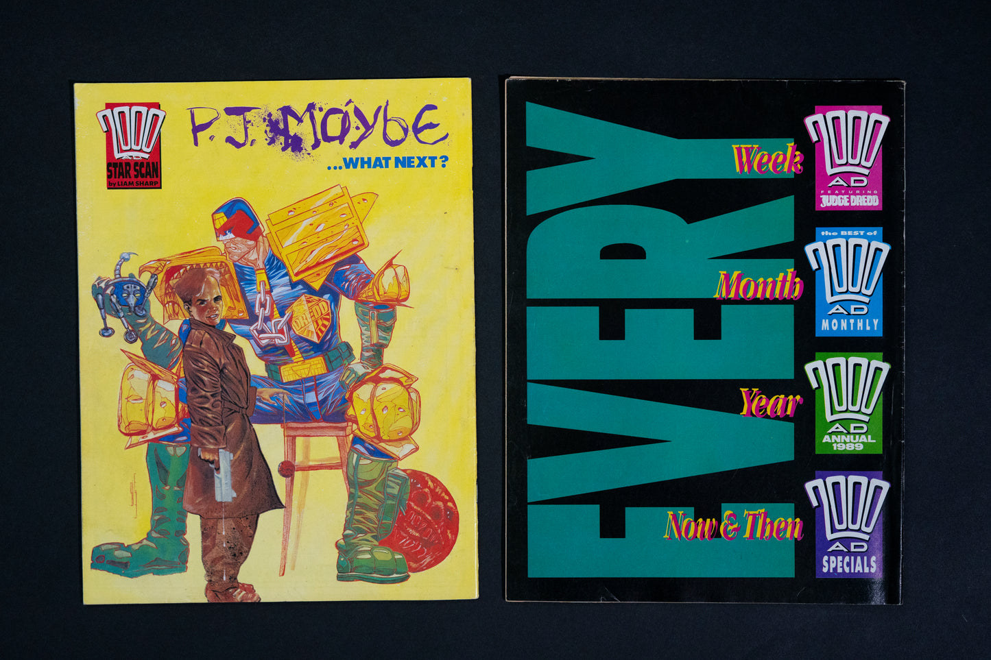 2000 AD #637-651 [1989] Vintage UK Comic Job Lot
