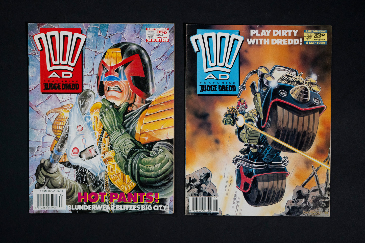 2000 AD #637-651 [1989] Vintage UK Comic Job Lot