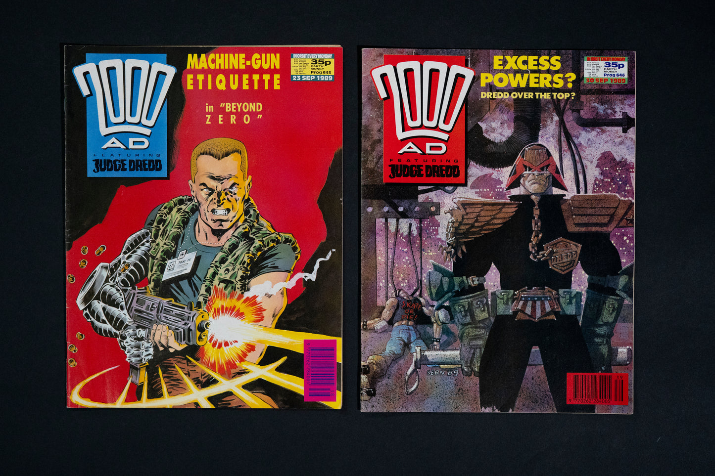 2000 AD #637-651 [1989] Vintage UK Comic Job Lot