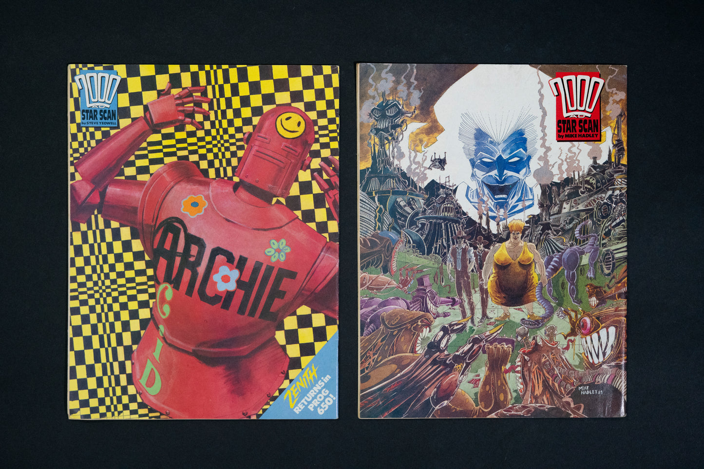 2000 AD #637-651 [1989] Vintage UK Comic Job Lot