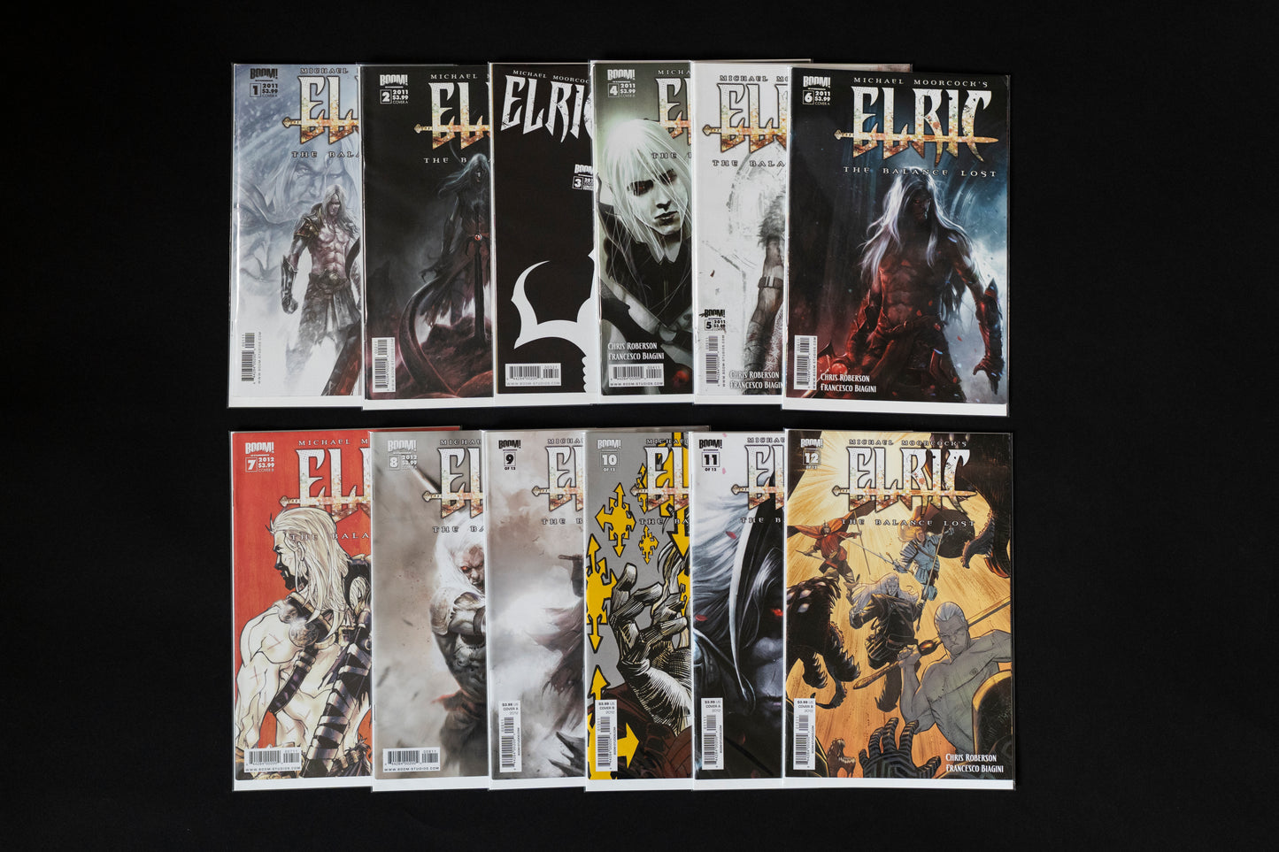 Elric, The Balance Lost, 1-12 Complete Set, Boom! Comics, 2011-2012