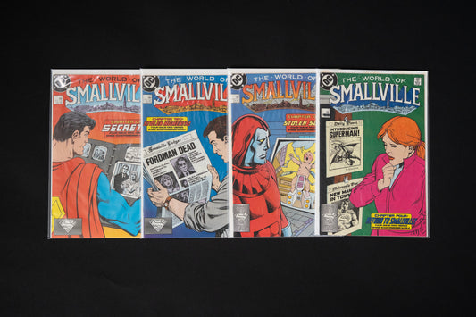 The World of Smallville, Superman, 1-4 Complete Set, DC Comics, 1988