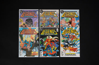 Legends, 6 part mini series 1-6 Complete Set, DC Comics, 1986