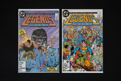 Legends, 6 part mini series 1-6 Complete Set, DC Comics, 1986