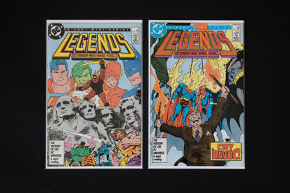 Legends, 6 part mini series 1-6 Complete Set, DC Comics, 1986