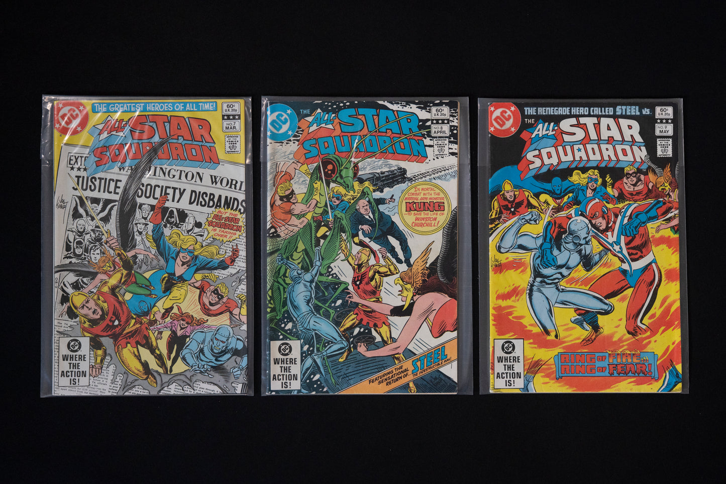 All Star Squadron, 1-67 Complete Set PLUS 3 Annuals, DC Comics, 1981-1987