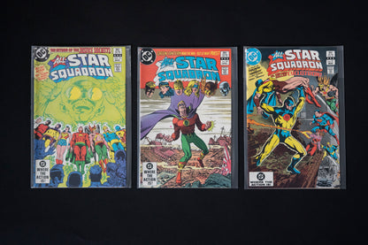 All Star Squadron, 1-67 Complete Set PLUS 3 Annuals, DC Comics, 1981-1987