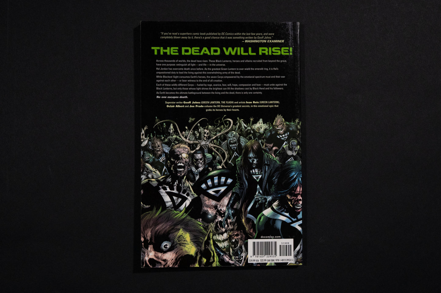 The Blackest Night, DC Comics - 9781401229535