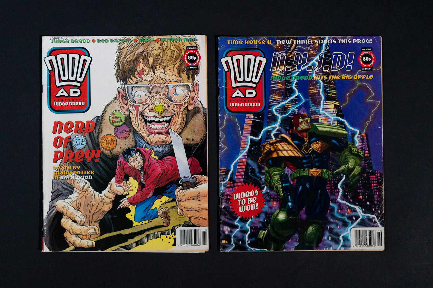2000 AD #913 914 915 919 & 928 [1994 1995] Vintage UK Comic Job Lot