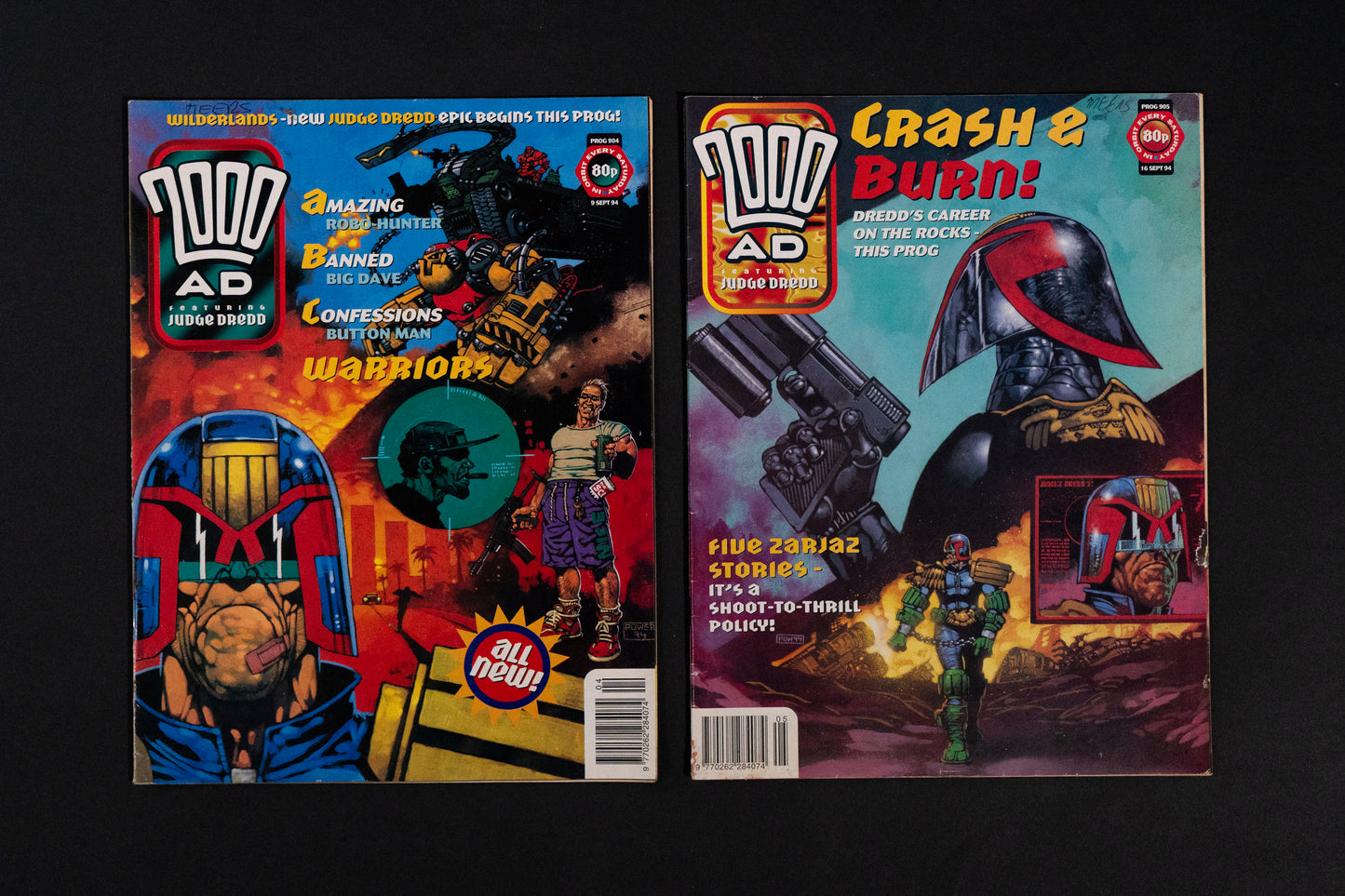 2000 AD #902-#907 [1994] Vintage UK Comic Job Lot