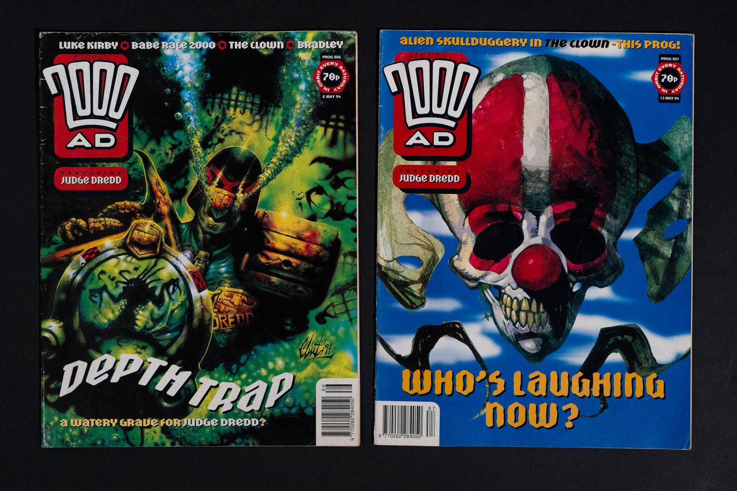 2000 AD #884-#891 [1994] Vintage UK Comic Job Lot