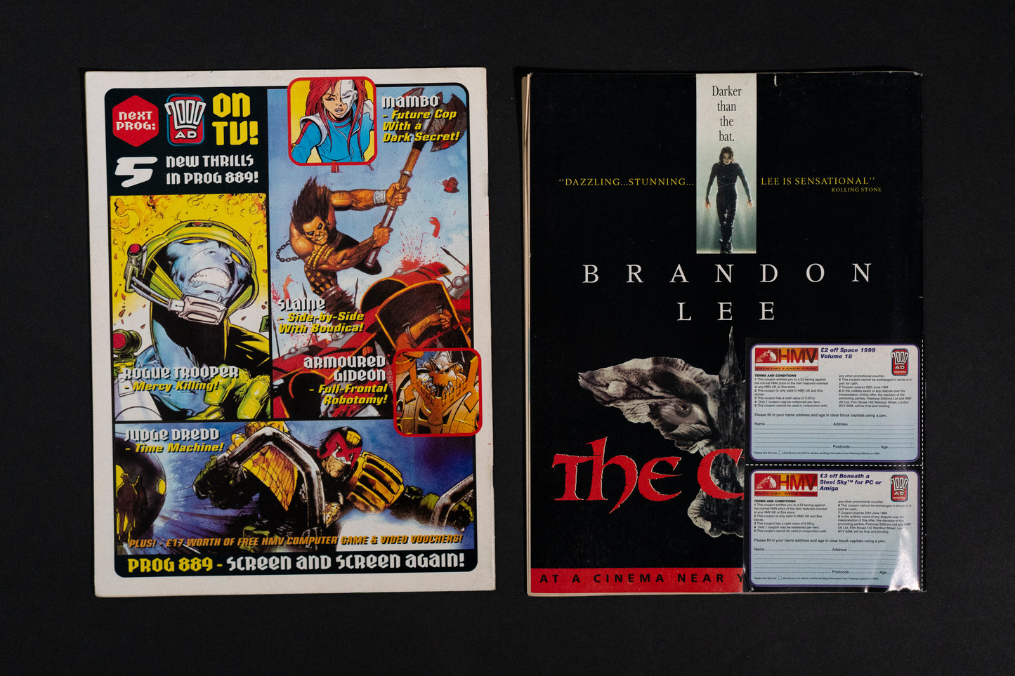 2000 AD #884-#891 [1994] Vintage UK Comic Job Lot
