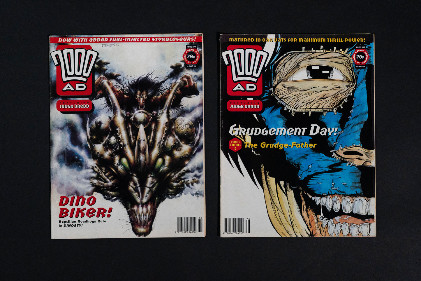 2000 AD #877-#881 [1994] Vintage UK Comic Job Lot