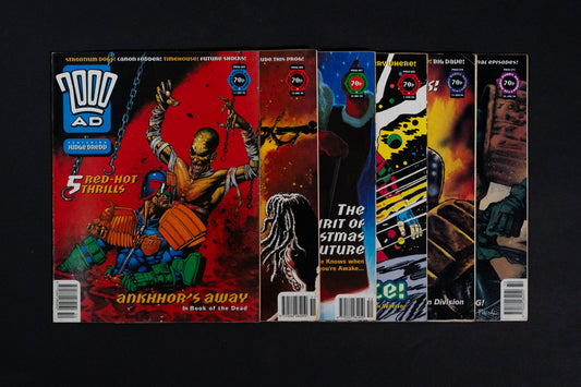 2000 AD #865 866 867 868 870 & 872 [1993 1994] Vintage UK Comic Job Lot