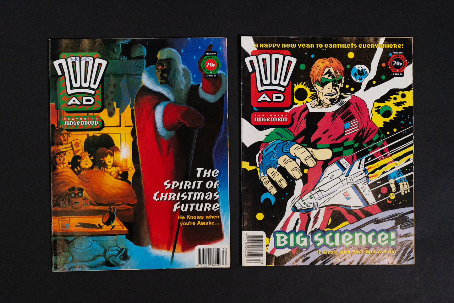 2000 AD #865 866 867 868 870 & 872 [1993 1994] Vintage UK Comic Job Lot