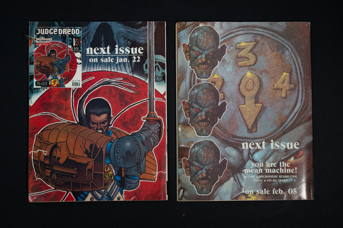 Judge Dredd #40 41 42 43 45 46 48 49 51 & 53 magazine Job Lot