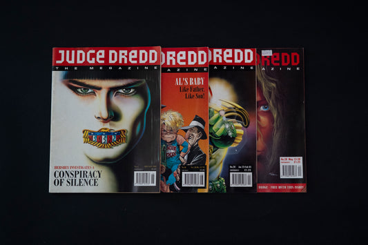 Judge Dredd #15 16 20 & 28 magazine Job Lot [1992]