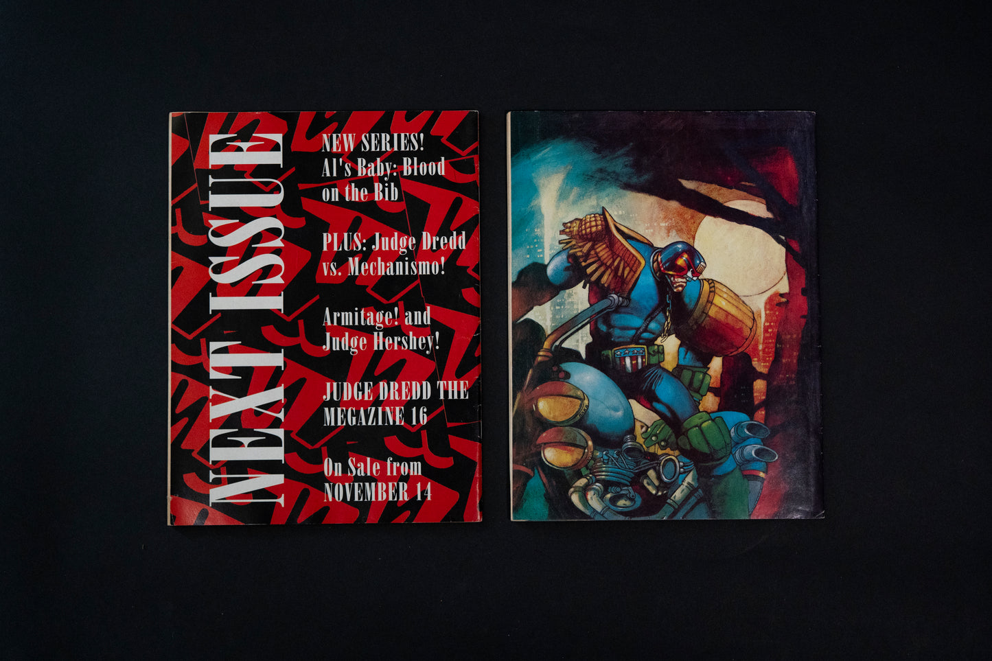 Judge Dredd #15 16 20 & 28 magazine Job Lot [1992]