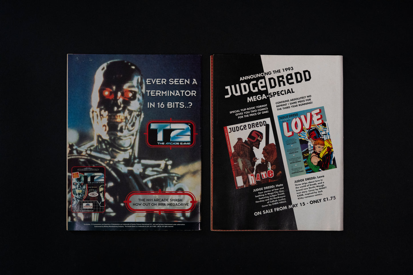 Judge Dredd #15 16 20 & 28 magazine Job Lot [1992]