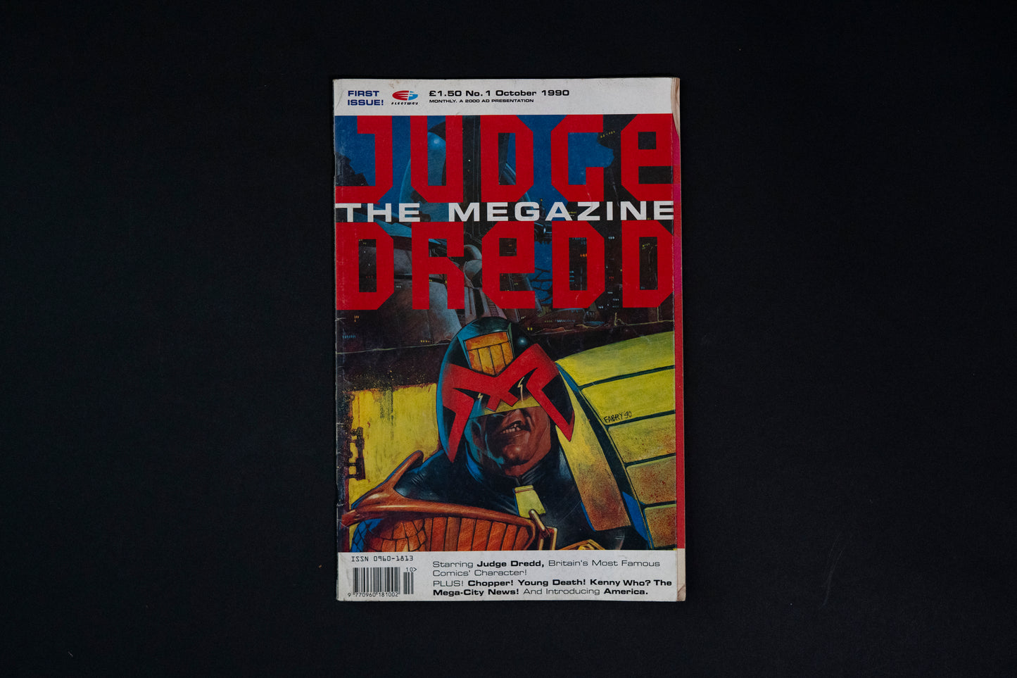 Judge Dredd #1 2 4 5 & 6 magazine Job Lot [1990 & 1991]