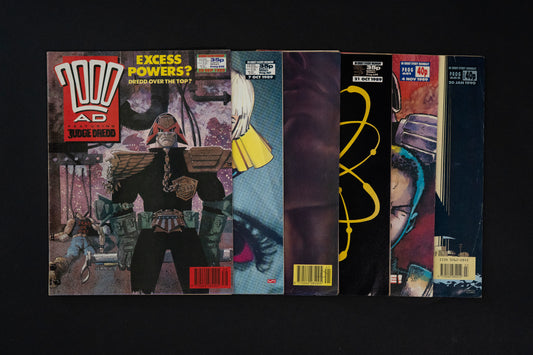 2000 AD #646 647 648 649 651 & 662 [1989 1990] Vintage UK Comic Job Lot