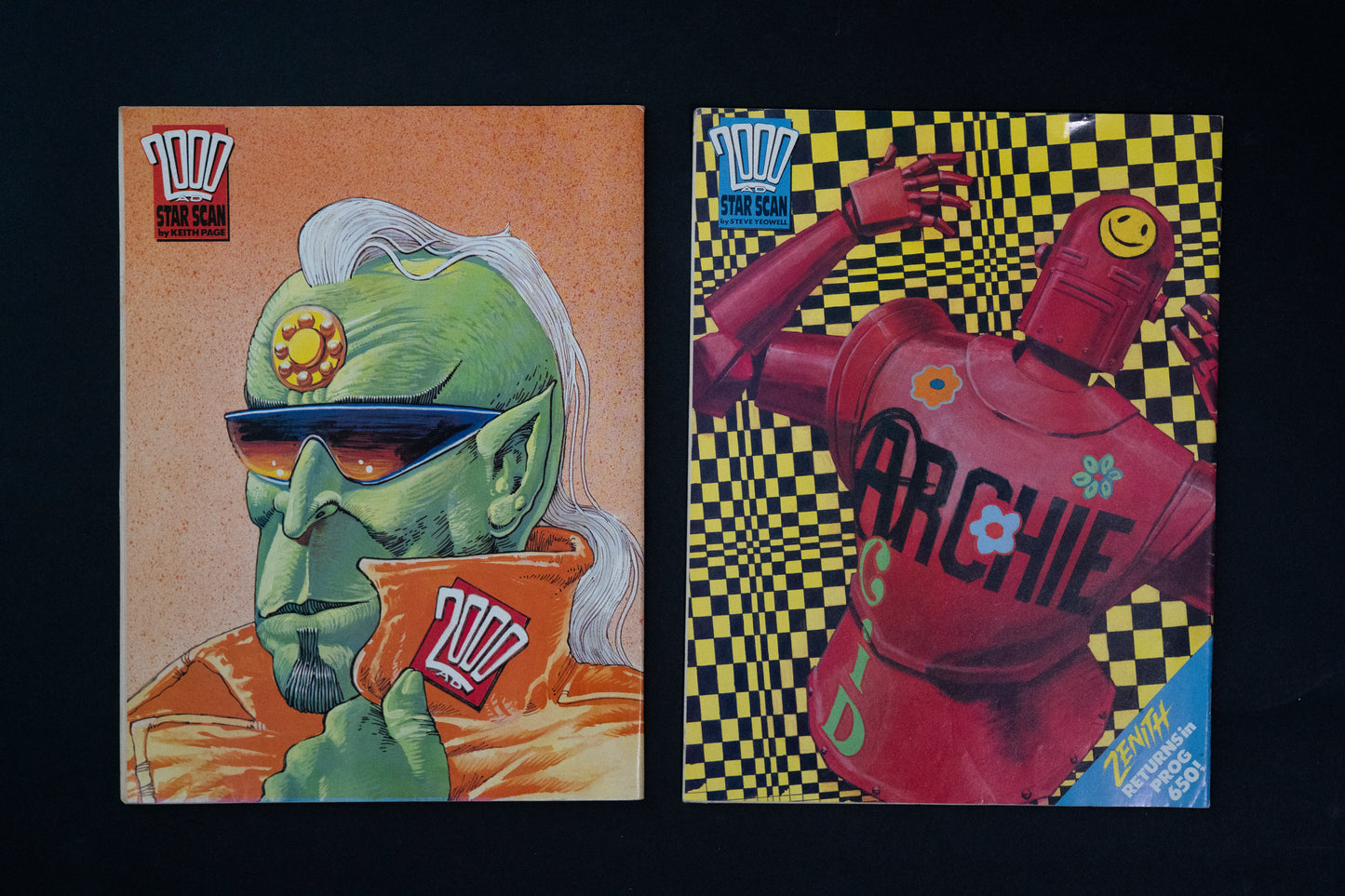 2000 AD #646 647 648 649 651 & 662 [1989 1990] Vintage UK Comic Job Lot
