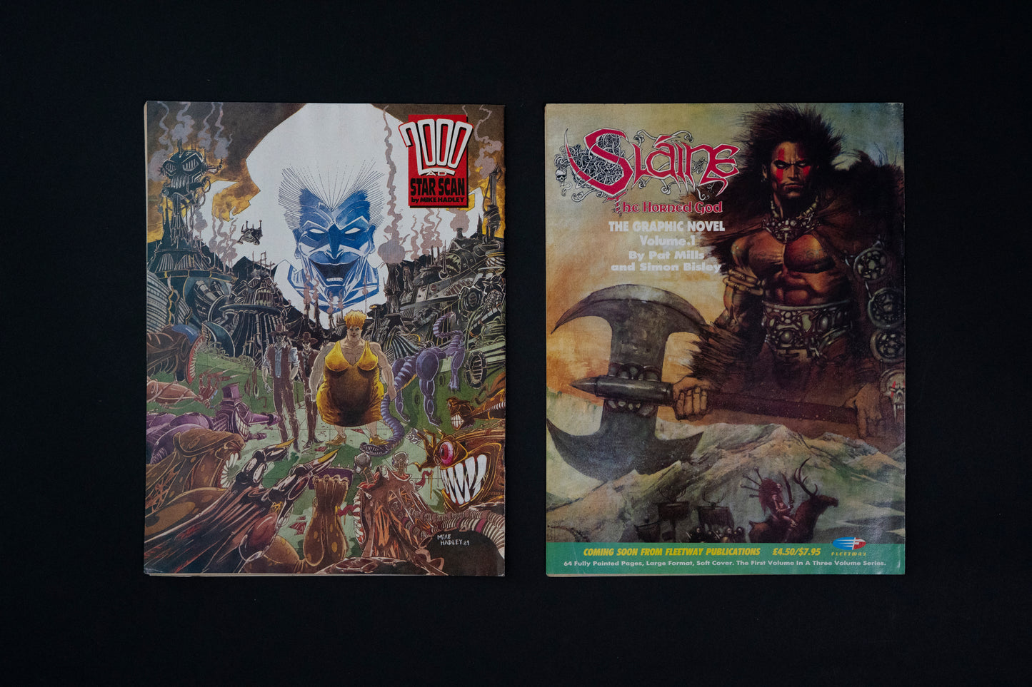 2000 AD #646 647 648 649 651 & 662 [1989 1990] Vintage UK Comic Job Lot