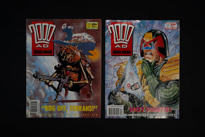 2000 AD #631 634 635 641 642 643 & 644 [1989] Vintage UK Comic Job Lot