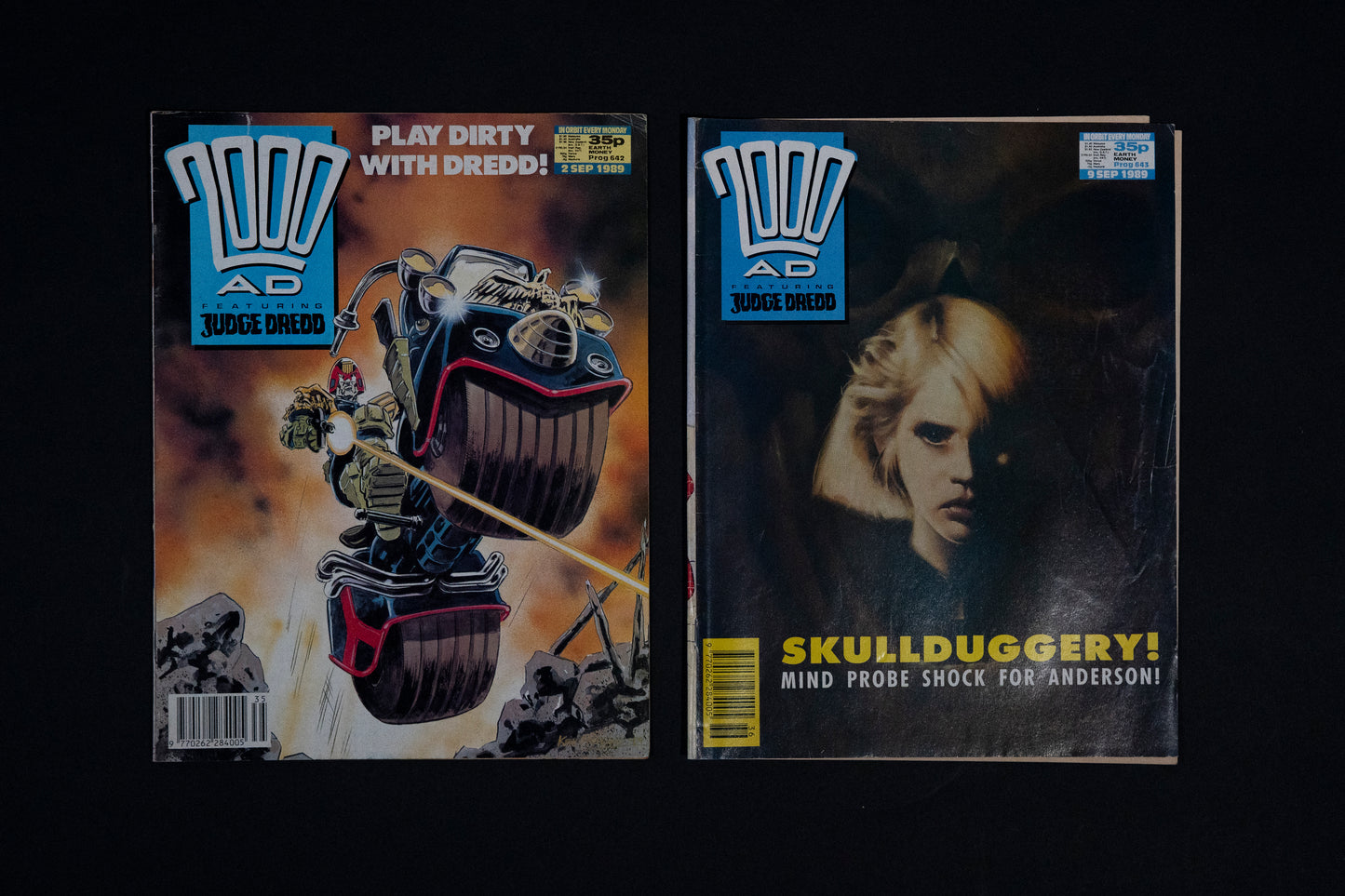 2000 AD #631 634 635 641 642 643 & 644 [1989] Vintage UK Comic Job Lot
